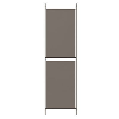 vidaXL 4-Panel Room Divider Anthracite 200x200 cm Fabric, anthracite vidaXL 4-Panel Room Divider Anthracite 200x200 cm Fabric