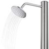 vidaXL Garden Shower 215 cm Stainless Steel