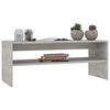 vidaXL Coffee Table Concrete Grey 100x40x40 cm Engineered Wood