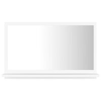 vidaXL Bathroom Mirror White 60x10.5x37 cm Engineered Wood