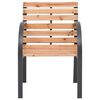 vidaXL Garden Chairs 2 pcs Solid Wood Fir