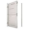 vidaXL Garden Gate 100x145 cm Stainless Steel