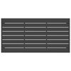 vidaXL Garden Coffee Table Anthracite 110x55x35cm Steel