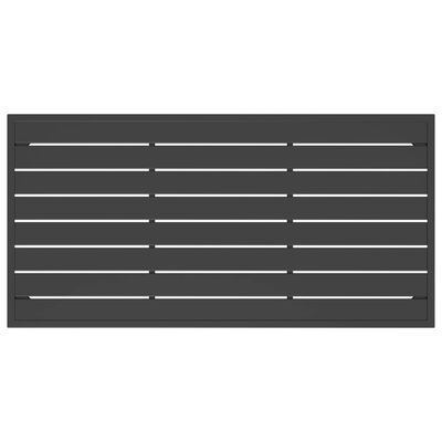 vidaXL Garden Coffee Table Anthracite 110x55x35cm Steel,  vidaXL Garden Coffee Table Anthracite 110x55x35cm Steel