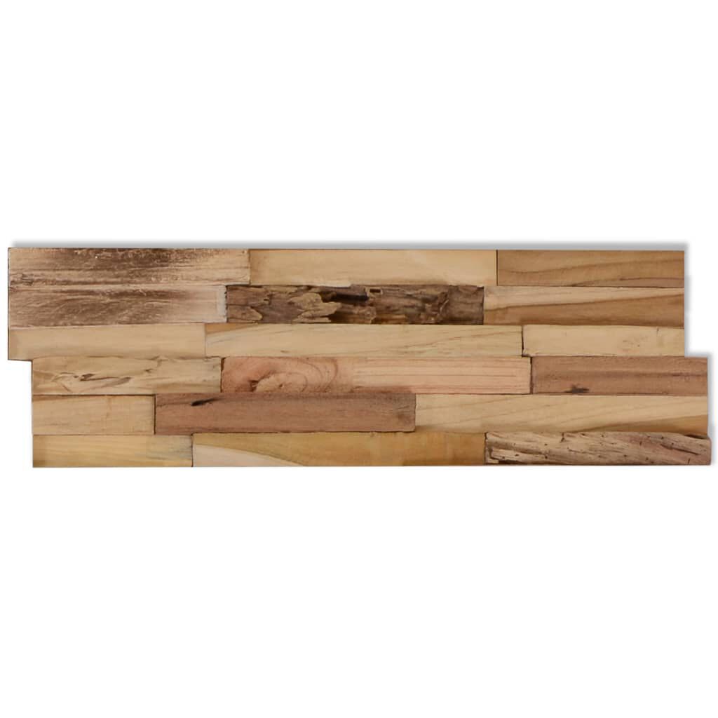 vidaXL Wall Cladding Panels 10 pcs 1.03 m² Recycled Teak Wood