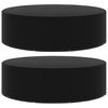 vidaXL Garden Furniture Cover | Set of 2 | Black | Polyethylene, Aluminium