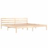 vidaXL Bed Frame without Mattress Solid Wood Pine 200x200cm