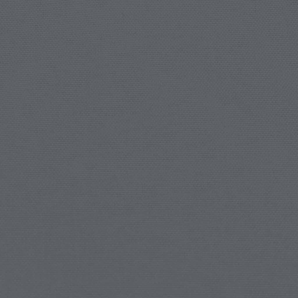 vidaXL Garden Corner Sofa Anthracite Steel and Textilene