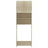 vidaXL Washing Machine Cabinet Sonoma Oak 64x25.5x190 cm Engineered Wood