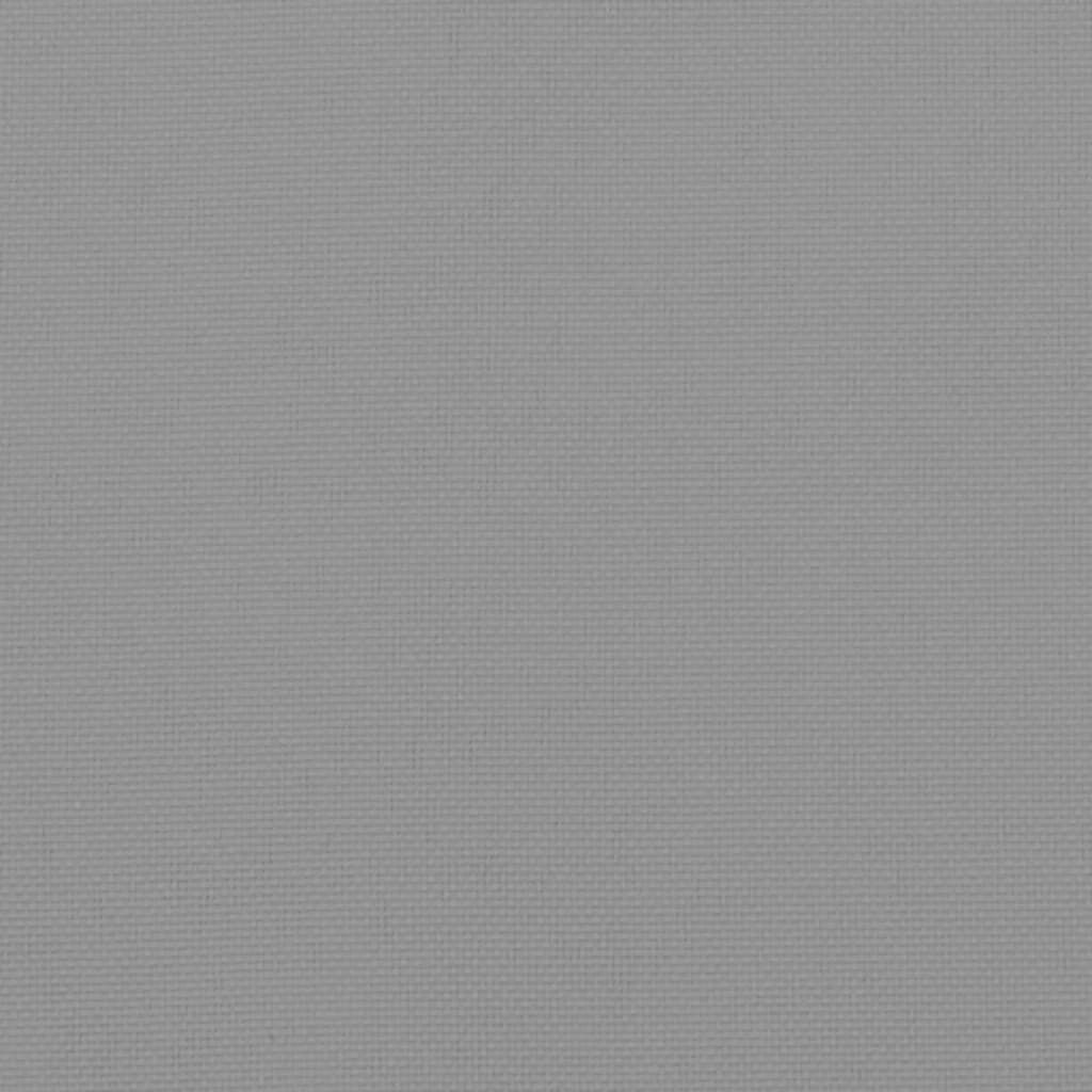 vidaXL Garden Bench Cushions 2pcs Grey 200x50x7cm Oxford Fabric