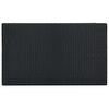 vidaXL 7 Piece Outdoor Bar Set with Cushions Poly Rattan Black