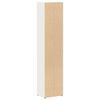 vidaXL CD Cabinets 2 pcs White 21x16x93.5 cm Engineered Wood