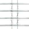 Adjustable Security Grille for Windows with 4 Crossbars 500-650 mm