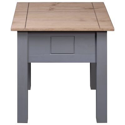 vidaXL Nightstand Grey 50.5x50.5x52.5 cm Pine Panama Range, grey vidaXL Nightstand Grey 50.5x50.5x52.5 cm Pine Panama Range
