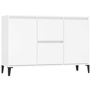 vidaXL Sideboard | White | Engineered wood, metal | Medium | Sideboard