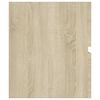 vidaXL Bathroom Furniture Set Sonoma Oak Engineered Wood