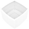 vidaXL Side Table White 54x54x36.5 cm Plastic