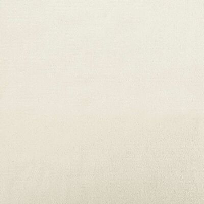 vidaXL Rocking Chair with a Stool Cream White Velvet, white vidaXL Rocking Chair with a Stool Cream White Velvet