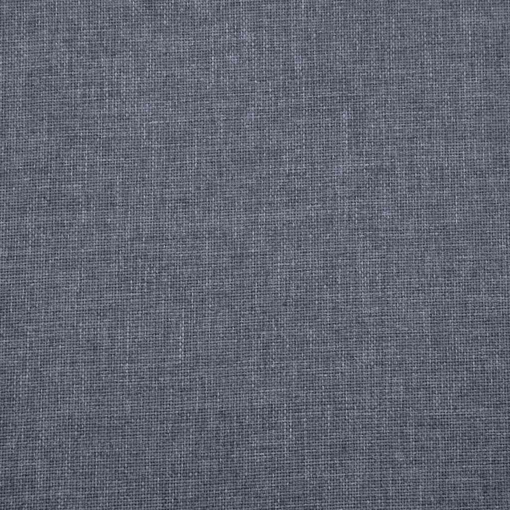 vidaXL Sofa 2-Seater Fabric Dark Grey