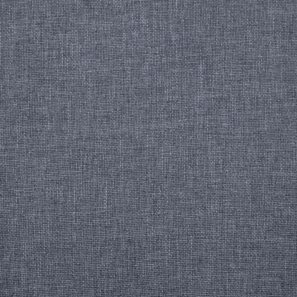 vidaXL Sofa 2-Seater Fabric Dark Grey
