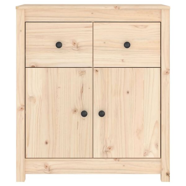 vidaXL Sideboard 70x35x80 cm Solid Wood Pine