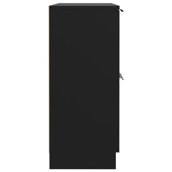 vidaXL Sideboard Black 60x30x70 cm Engineered Wood