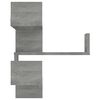 vidaXL Wall Corner Shelf Grey Sonoma 40x40x50 cm Engineered Wood