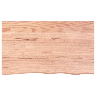vidaXL Wall Shelf Light Brown 100x60x2 cm Treated Solid Wood Oak, light brown vidaXL Wall Shelf Light Brown 100x60x2 cm Treated Solid Wood Oak