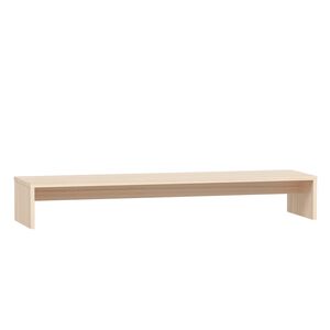 vidaXL Monitor Stand 100x27x15 cm Solid Wood Pine