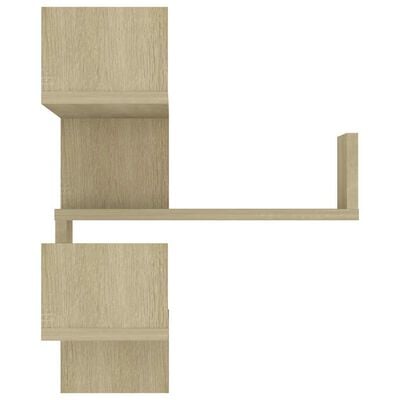 vidaXL Wall Corner Shelf 2 pcs Sonoma Oak 40x40x50 cm Engineered Wood, sonoma oak vidaXL Wall Corner Shelf 2 pcs Sonoma Oak 40x40x50 cm Engineered Wood
