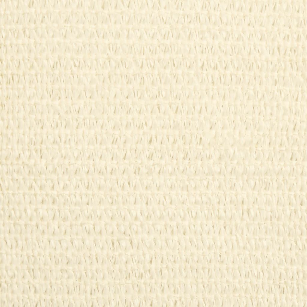 vidaXL Sunshade Sail 160 g/m² Cream 2.5x2.5x3.5 m HDPE