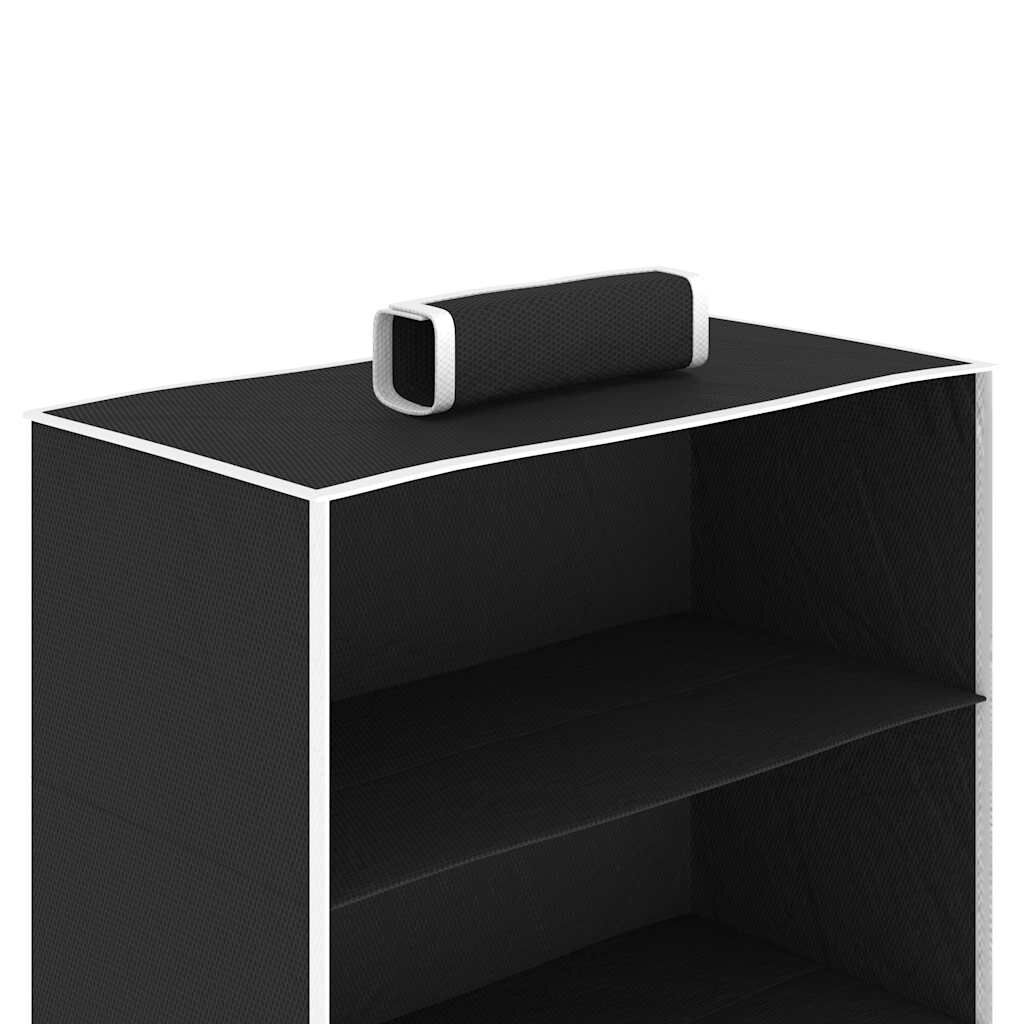 vidaXL Hanging Closet Organisers 2 pcs with 10 Shelves Fabric