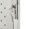 vidaXL Garden Gate 100x100 cm Stainless Steel