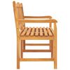 vidaXL 3-Seater Garden Bench with Table 150 cm Solid Teak Wood