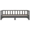 vidaXL Pull-out Day Bed without Mattress Grey 2x(90x200)cm