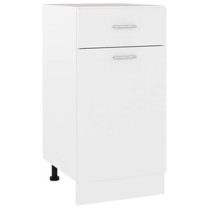 vidaXL Drawer Bottom Cabinet Lyon White 40x46x81.5 cm Engineered Wood