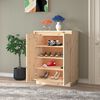 vidaXL Shoe Cabinet 60x35x80 cm Solid Wood Pine