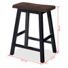 vidaXL Bar Set 3 Pieces MDF Black