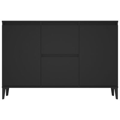 vidaXL Sideboard Black 102x35x70 cm Engineered Wood, black vidaXL Sideboard Black 102x35x70 cm Engineered Wood