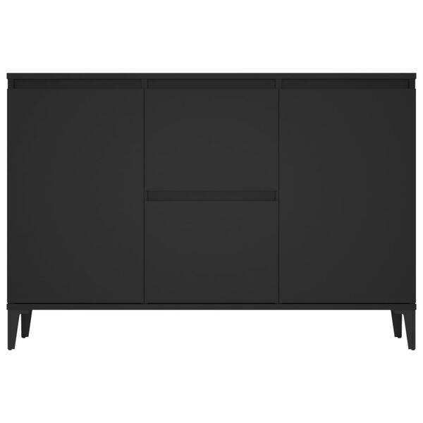 vidaXL Sideboard Black 102x35x70 cm Engineered Wood