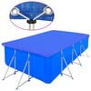 vidaXL Pool Covers 2 pcs PE Rectangular 90 g/sqm 540x270 cm