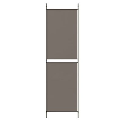 vidaXL 5-Panel Room Divider Anthracite 250x180 cm Fabric, anthracite vidaXL 5-Panel Room Divider Anthracite 250x180 cm Fabric