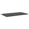 vidaXL Garden Bench Cushion Anthracite 200x(50+50)x7cm Oxford Fabric