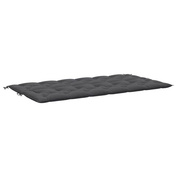 vidaXL Garden Bench Cushion Anthracite 200x(50+50)x7cm Oxford Fabric