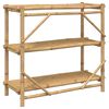 vidaXL 3-Layer Shelf 100x40x90 cm Bamboo
