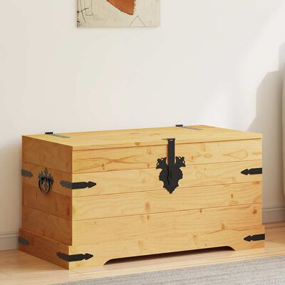 vidaXL Storage Chest Mexican Pine Corona Range 91x49.5x47 cm,  vidaXL Storage Chest Mexican Pine Corona Range 91x49.5x47 cm