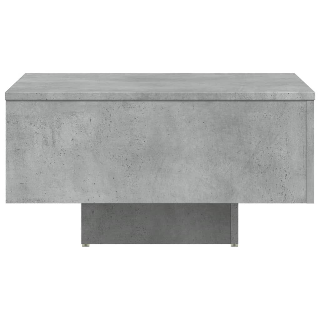 vidaXL Coffee Table Concrete Grey 60x60x31.5 cm Engineered Wood