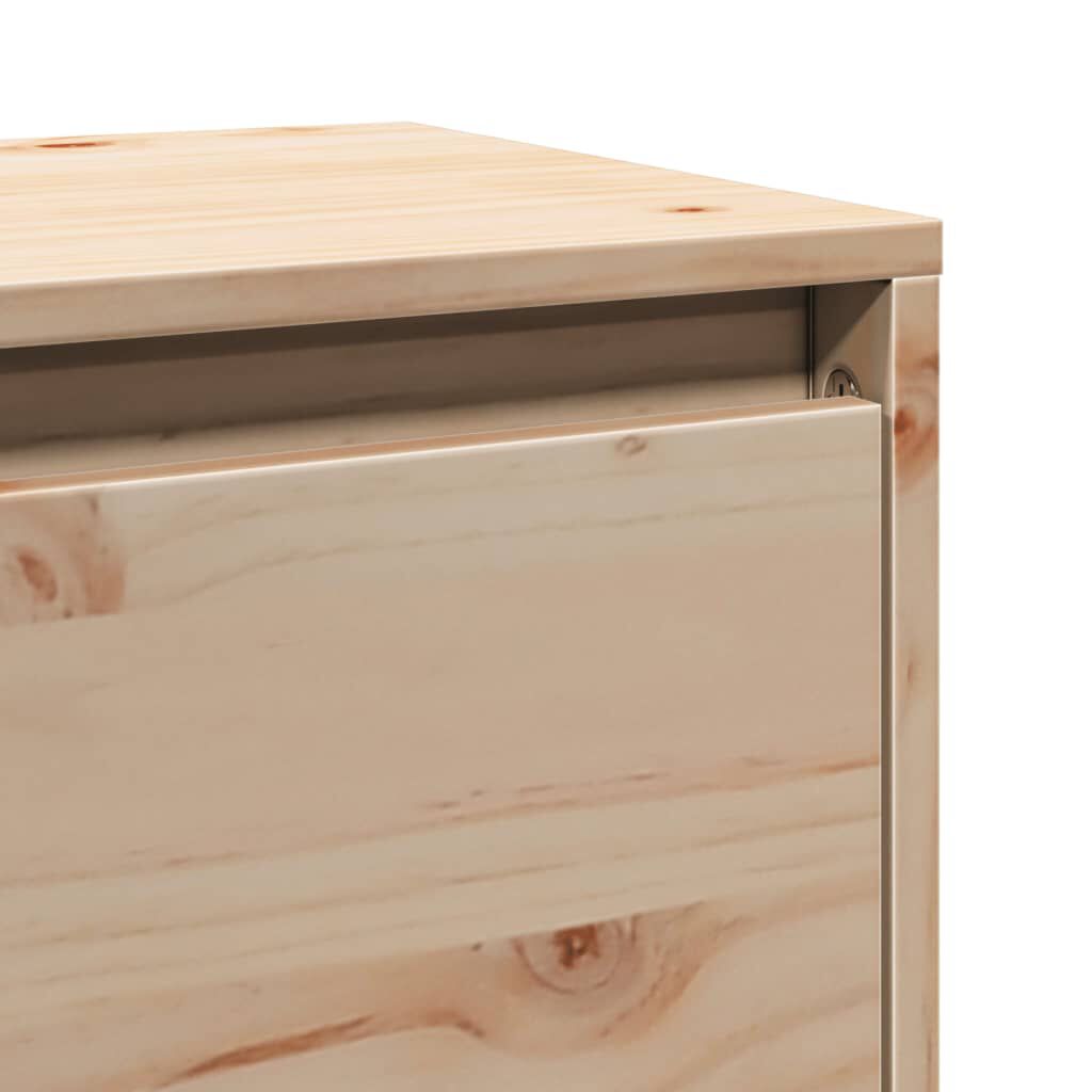 vidaXL Wall Cabinet 45x30x35 cm Solid Pinewood