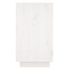 vidaXL Sideboard White 111x34x60 cm Solid Wood Pine