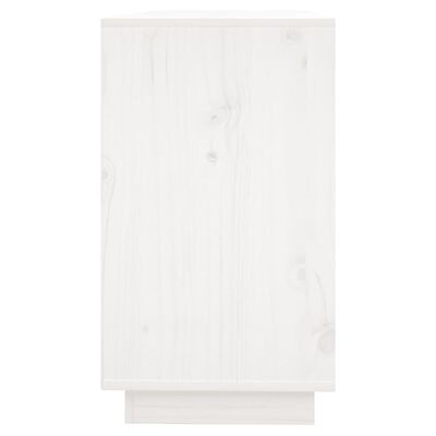vidaXL Sideboard White 111x34x60 cm Solid Wood Pine, white vidaXL Sideboard White 111x34x60 cm Solid Wood Pine